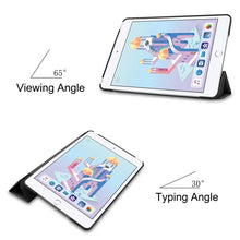 Load image into Gallery viewer, Custer Texture Horizontal Flip Smart PU Leather Case for iPad Mini 4 / Mini 5, with Sleep / Wake-up Function &amp; Three-folding Holder, For iPad Mini 4 / Mini 5