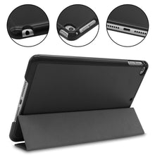 Load image into Gallery viewer, Custer Texture Horizontal Flip Smart PU Leather Case for iPad Mini 4 / Mini 5, with Sleep / Wake-up Function &amp; Three-folding Holder, For iPad Mini 4 / Mini 5