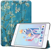 Load image into Gallery viewer, Graffiti Pattern Custer Texture Horizontal Flip PU Leather Case for iPad Mini 2019 / Mini 4 , with Three-folding Holder &amp; Sleep / Wake-up Function