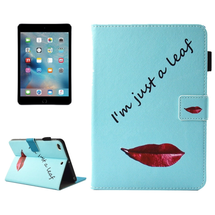 For iPad mini 4 / 3 / 2 / 1  Horizontal Flip Leather Case with Holder & Wallet & Card Slots & Sleep / Wake-up Function & Pen Slot