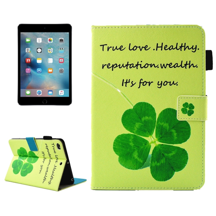 For iPad mini 4 / 3 / 2 / 1  Horizontal Flip Leather Case with Holder & Wallet & Card Slots & Sleep / Wake-up Function & Pen Slot
