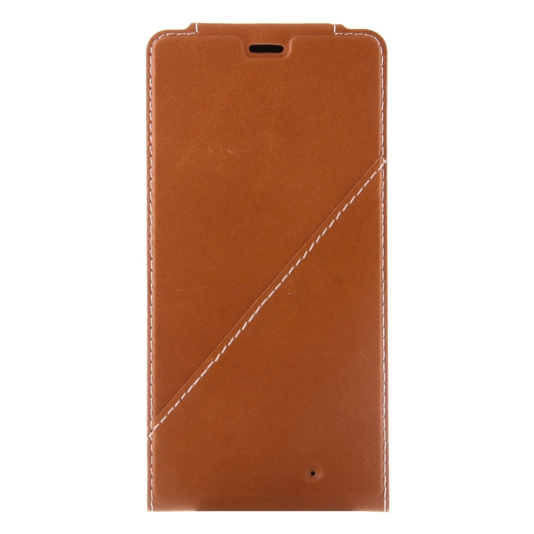 Vertical Flip Genuine Leather Case + QI Wireless Standard Charging Back Cover For Microsoft Lumia 950 XL