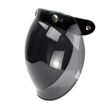 Load image into Gallery viewer, Soman Motorcycle Bubble Visor Open Face Helmet Visor Helmet Windshield Shield with Transparent Frame