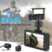 Load image into Gallery viewer, MT-80 3.0 inch 140 Degrees Wide Angle HD Video Motorcycle Dual  Camera DVR, Support TF Card (32GB Max), MT-80