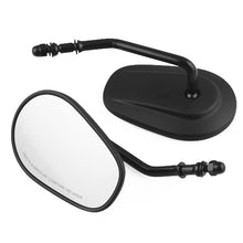 Load image into Gallery viewer, MB-MR008-BK Motorcycle Modified Rotatable Matt Rear View Mirror Set for Harley Davidson XL 883 1200, For Harley Davidson XL 883 1200
