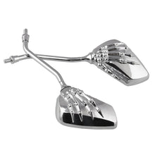 Load image into Gallery viewer, MB-MR011 Motorcycle Modified Universal ABS Skeleton Hand Rear View Mirror Set, Universal Skeleton Hand