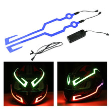 Load image into Gallery viewer, MB-MHL002 Motorcycle Modification Accessories Universal Pasteable Helmet Light Strip