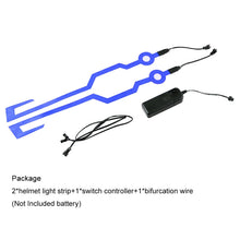 Load image into Gallery viewer, MB-MHL002 Motorcycle Modification Accessories Universal Pasteable Helmet Light Strip