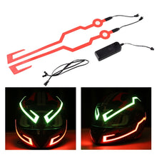 Load image into Gallery viewer, MB-MHL002 Motorcycle Modification Accessories Universal Pasteable Helmet Light Strip