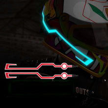 Load image into Gallery viewer, MB-MHL002 Motorcycle Modification Accessories Universal Pasteable Helmet Light Strip