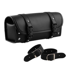 Load image into Gallery viewer, MB-OT012-BK Motorcycle Modification Accessories Universal PU Leather Waterproof Tool Bag, Size: 30.5 x 12 x 9cm, Waterproof Tool Bag
