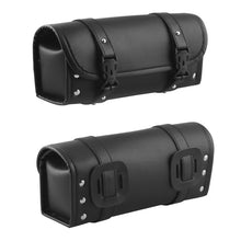 Load image into Gallery viewer, MB-OT012-BK Motorcycle Modification Accessories Universal PU Leather Waterproof Tool Bag, Size: 30.5 x 12 x 9cm, Waterproof Tool Bag