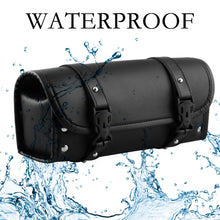 Load image into Gallery viewer, MB-OT012-BK Motorcycle Modification Accessories Universal PU Leather Waterproof Tool Bag, Size: 30.5 x 12 x 9cm, Waterproof Tool Bag