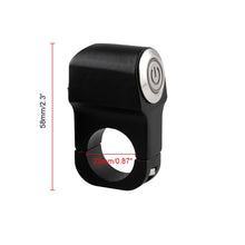 Load image into Gallery viewer, MB-BS001-R Motorcycle Motorcycle Switches 22mm Handlebar Mount Switch Headlight Hazard Brake Light Power Switch with Indicator Light