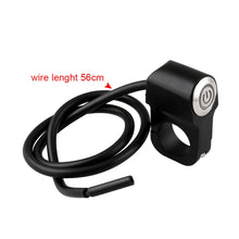 Load image into Gallery viewer, MB-BS001-R Motorcycle Motorcycle Switches 22mm Handlebar Mount Switch Headlight Hazard Brake Light Power Switch with Indicator Light