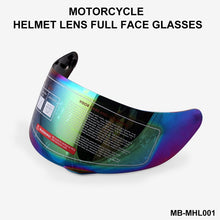 Load image into Gallery viewer, MB-MHL001 Motorcycle Helmet Shield Glasses Helmet Lens Full Face Visor Helmet Visor for AGV K3-SV K5