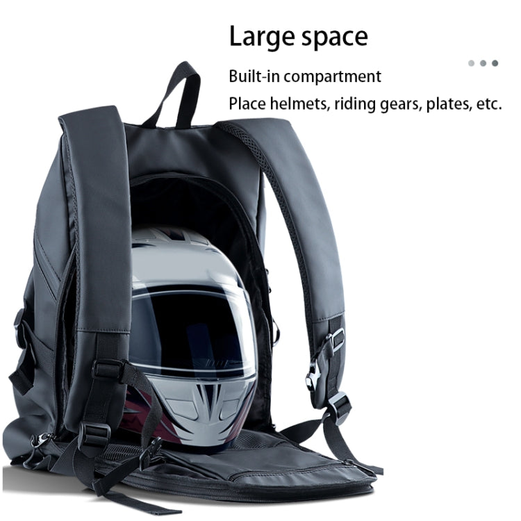 Motorcycle Rainproof Shoulders Helmet Soft Riding Backpack, Soft  Backpack