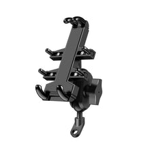 Load image into Gallery viewer, Tilt Rearview Mirror Screw Hole Ball-Head Motorcycle Eight-jaw Aluminum Phone Navigation Bracket, Rearview Mirror Screw Hole