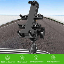 Load image into Gallery viewer, Tilt Rearview Mirror Screw Hole Ball-Head Motorcycle Eight-jaw Aluminum Phone Navigation Bracket, Rearview Mirror Screw Hole