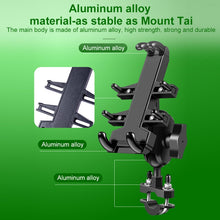 Load image into Gallery viewer, Tilt Rearview Mirror Screw Hole Ball-Head Motorcycle Eight-jaw Aluminum Phone Navigation Bracket, Rearview Mirror Screw Hole