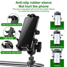 Load image into Gallery viewer, Tilt Rearview Mirror Screw Hole Ball-Head Motorcycle Eight-jaw Aluminum Phone Navigation Bracket, Rearview Mirror Screw Hole