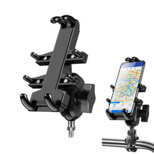 Load image into Gallery viewer, M10 Bolt Ball-Head Motorcycle Multi-function Eight-jaw Aluminum Phone Navigation Holder Bracket, M10 Bolt
