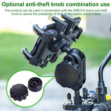 Load image into Gallery viewer, M10 Bolt Ball-Head Motorcycle Multi-function Eight-jaw Aluminum Phone Navigation Holder Bracket with Anti-theft Knobs, M10 Bolt+Anti-theft Knobs