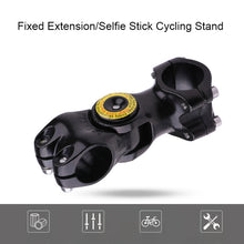 Load image into Gallery viewer, Motorcycle Bicycle Handlebar Fixture Mount Camera Bracket Adapter with Monopod Stand, Bicycle Handlebar Fixture Mount with Monopod