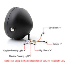 Load image into Gallery viewer, Motorcycle 5.75 inch Headlight Retro Lamp LED Light DC12V / 40W/ 6000K / 2800LM, Retro Lamp LED Light