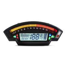 Load image into Gallery viewer, Motorcycle LCD TFT Digital Speedometer 14000RPM 6 Gear Backlight Motorcycle Odometer for 1,2,4 Cylinders Meter, MLS062