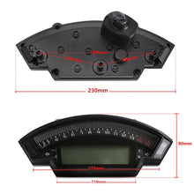 Load image into Gallery viewer, Motorcycle LCD TFT Digital Speedometer 14000RPM 6 Gear Backlight Motorcycle Odometer for 1,2,4 Cylinders Meter, MLS062