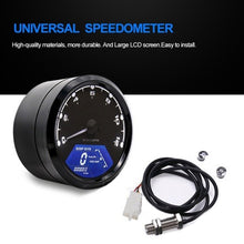 Load image into Gallery viewer, Universal Motorcycle Retro Modified Instrument Odometer LCD Instrument Assembly, Retro Instrument Odometer