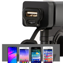 Load image into Gallery viewer, Motorcycle Mobile Phone Charger QC3.0 PD Fast Charge Charger U-type Terminal, U-type Terminal