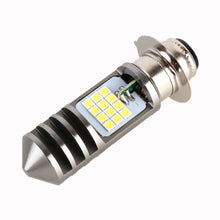 Load image into Gallery viewer, PX15D DC12V / 7.4W Motorcycle LED Headlight with 24LEDs SMD-3030 Lamp Beads, PX15D Style 1 (White Light), PX15D Style 1 (Yellow + White)