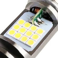Load image into Gallery viewer, PX15D DC12V / 7.4W Motorcycle LED Headlight with 24LEDs SMD-3030 Lamp Beads, PX15D Style 1 (White Light), PX15D Style 1 (Yellow + White)