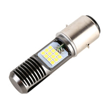 Load image into Gallery viewer, BA20D DC12V / 7.4W Motorcycle LED Headlight with 24LEDs SMD-3030 Lamp Beads, BA20D Style 2 (White Light), BA20D Style 2 (Yellow + White)
