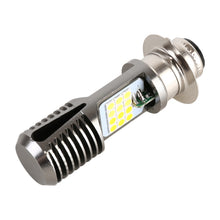 Load image into Gallery viewer, PX15D DC12V / 7.4W Motorcycle LED Headlight with 24LEDs SMD-3030 Lamp Beads, PX15D Style 2 (White Light), PX15D Style 2 (Yellow + White)