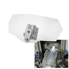 Load image into Gallery viewer, MB-WE024 Universal Motorcycle Modified Acrylic Heightened Windshield, MB-WE024(Black), MB-WE024(Grey), MB-WE024(White)