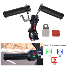 Load image into Gallery viewer, WUPP ZH-983C1 Motorcycle Modified Intelligent Electric Heating Hand Cover Heated Grip Handlebar with Three Gear Temperature Control, ZH-983C1