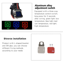 Load image into Gallery viewer, WUPP ZH-983C1 Motorcycle Modified Intelligent Electric Heating Hand Cover Heated Grip Handlebar with Three Gear Temperature Control, ZH-983C1