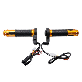 CS-764A1 12V Motorcycle Scooter Aluminum Alloy Electric Hand Grip Cover Heated Grip Handlebar