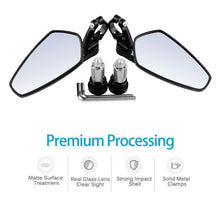 Load image into Gallery viewer, Universal 7 / 8 inch 22mm Modified Motorcycle Side Rearview Mirror, 7 / 8 inch 22mm (Blue), 7 / 8 inch 22mm (White)