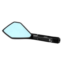 Load image into Gallery viewer, Modified Motorcycle Aluminium Alloy Rhombus Reflective Light Side Rearview Mirror