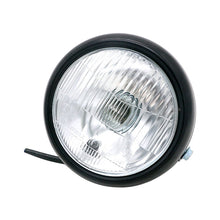 Load image into Gallery viewer, 5.75 inch Motorcycle Black Shell Retro Lamp LED Headlight Modification Accessories for CG125 / GN125, Black Shell Retro Lamp