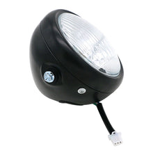 Load image into Gallery viewer, 5.75 inch Motorcycle Black Shell Retro Lamp LED Headlight Modification Accessories for CG125 / GN125, Black Shell Retro Lamp