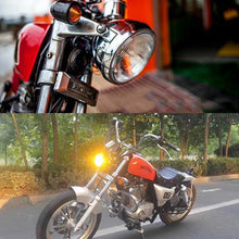 Load image into Gallery viewer, 5.75 inch Motorcycle Black Shell Retro Lamp LED Headlight Modification Accessories for CG125 / GN125, Black Shell Retro Lamp