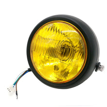 Load image into Gallery viewer, 5.75 inch Motorcycle Black Shell Retro Lamp LED Headlight Modification Accessories for CG125 / GN125, Black Shell Retro Lamp
