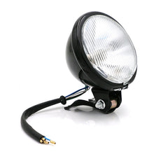 Load image into Gallery viewer, 4 inch Motorcycle Black Shell Glass Retro Lamp LED Headlight Modification Accessories, 4 inch Black Shell Glass Retro Lamp