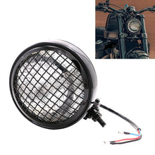 Load image into Gallery viewer, Motorcycle Black Shell Harley Headlight Retro Lamp LED Light Modification Accessories, Black Shell Headlight Retro Lamp