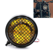 Load image into Gallery viewer, Motorcycle Black Shell Harley Headlight Retro Lamp LED Light Modification Accessories, Black Shell Headlight Retro Lamp